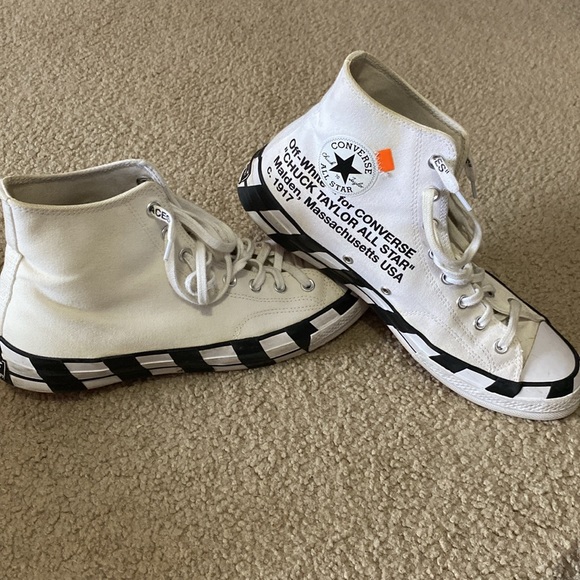 Off-White for Converse “CHUCK TAYLOR ALL STAR” Men’s size 11 EUC - Picture 1 of 7